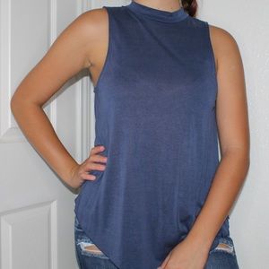 American eagle soft and sexy blue tank top